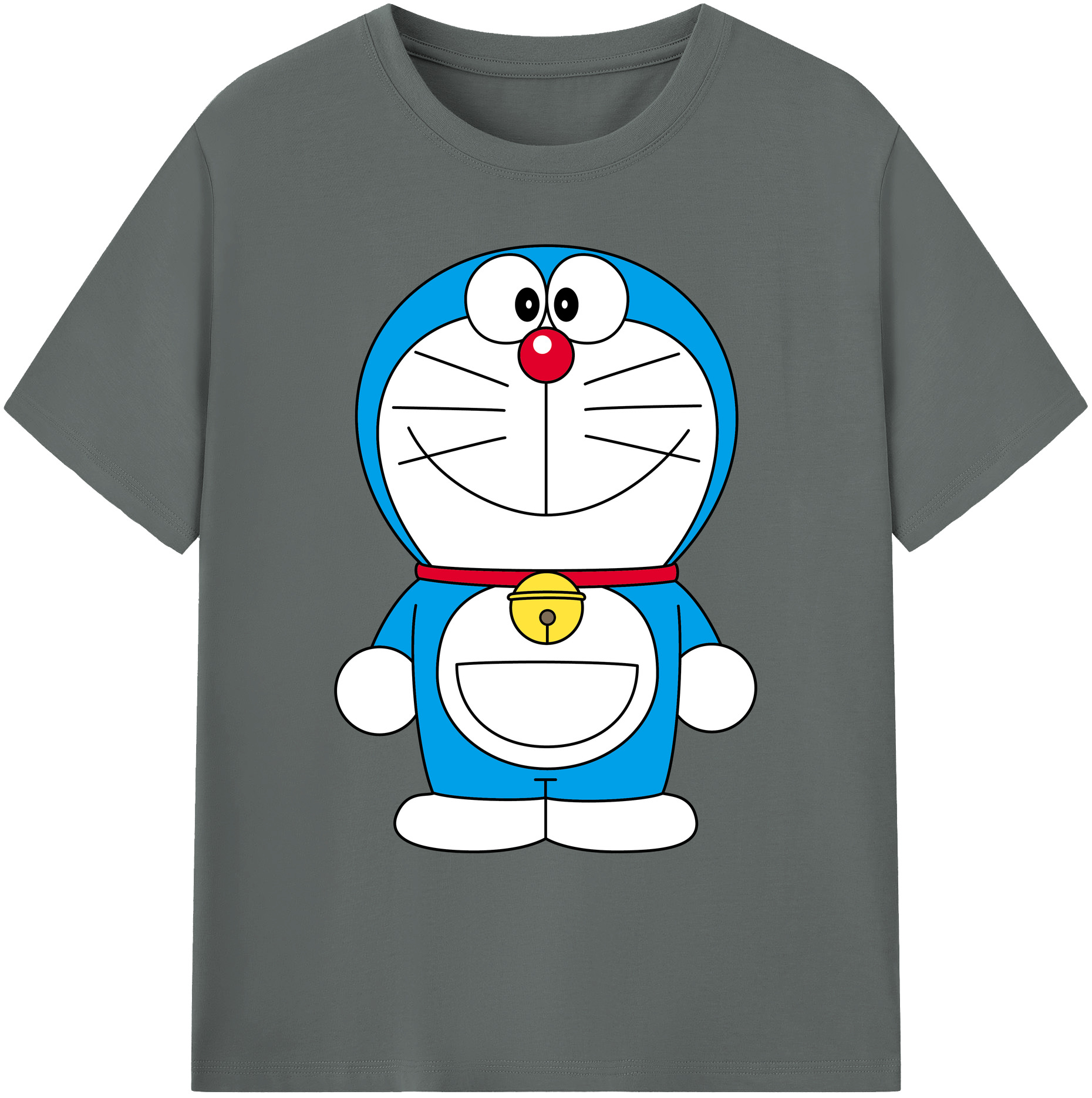 （画像用） ドラえもん Doraemon 綿100％ メンズ半袖Tシャツ｜肌触りやわらか＆通気性